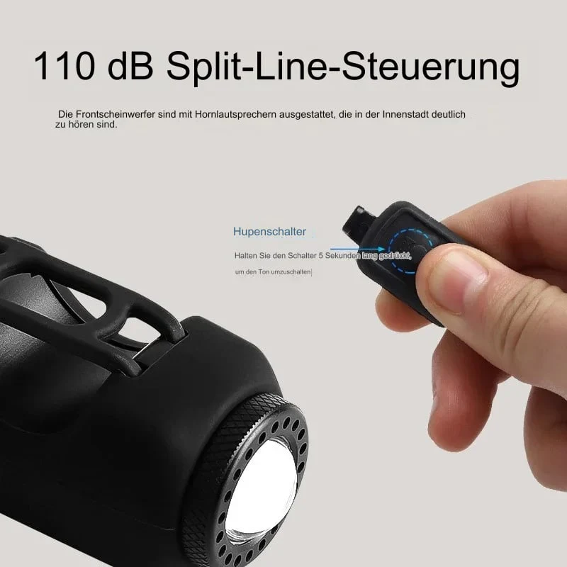Electronic Bicycle Bell with LED Light - Image 2