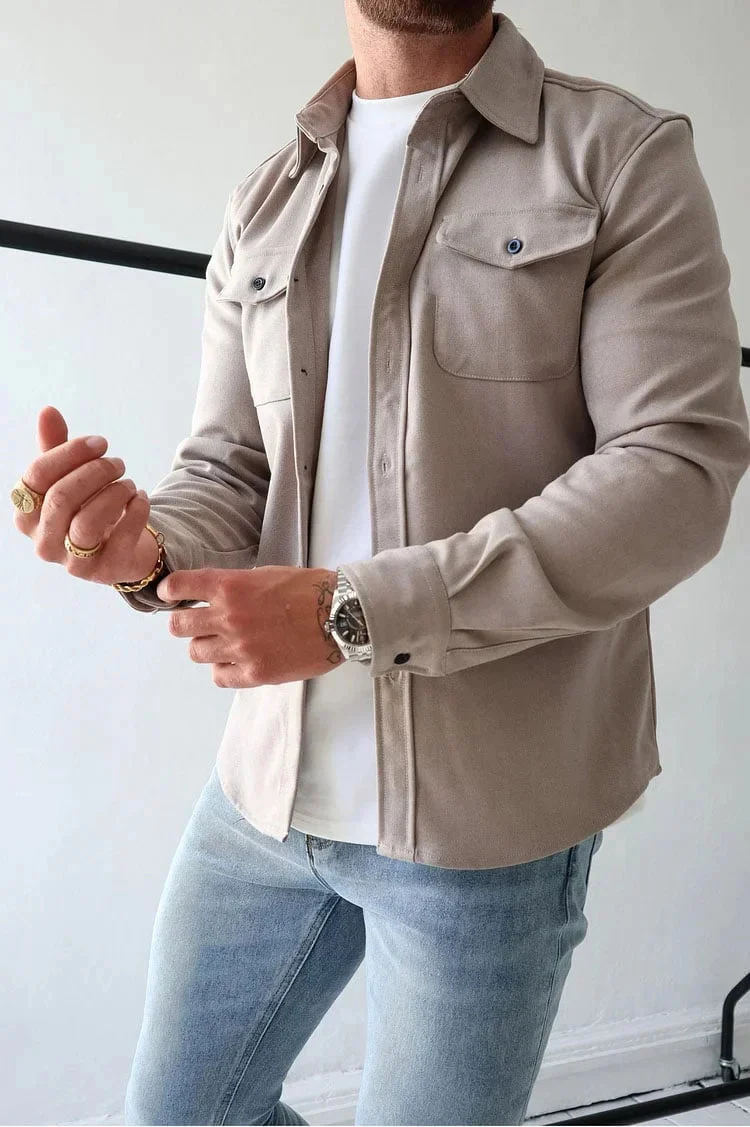 EliteThread™ Shirt Jacket — Wear Confidence That Commands Every Room - Image 27