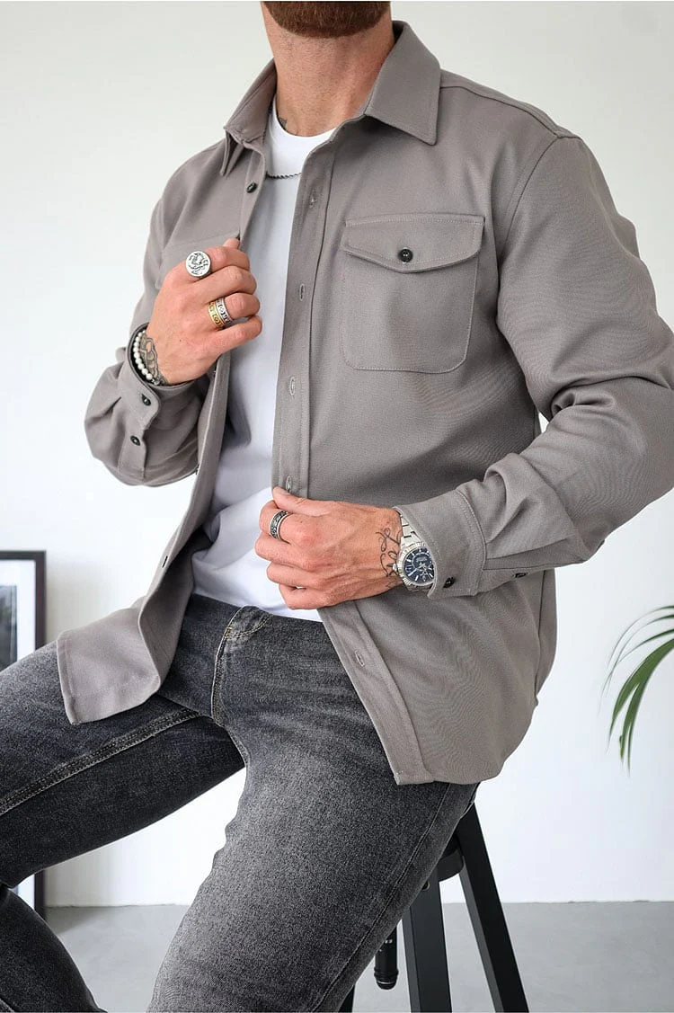 EliteThread™ Shirt Jacket — Wear Confidence That Commands Every Room - Image 33