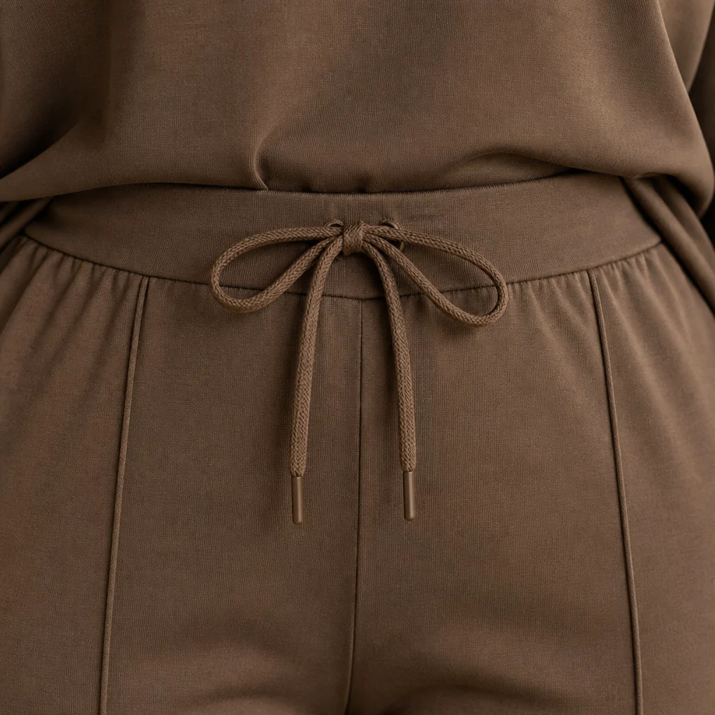 ElysianEase™ – Relaxed Long Sleeve Top & Wide-Leg Pants Set - Image 5