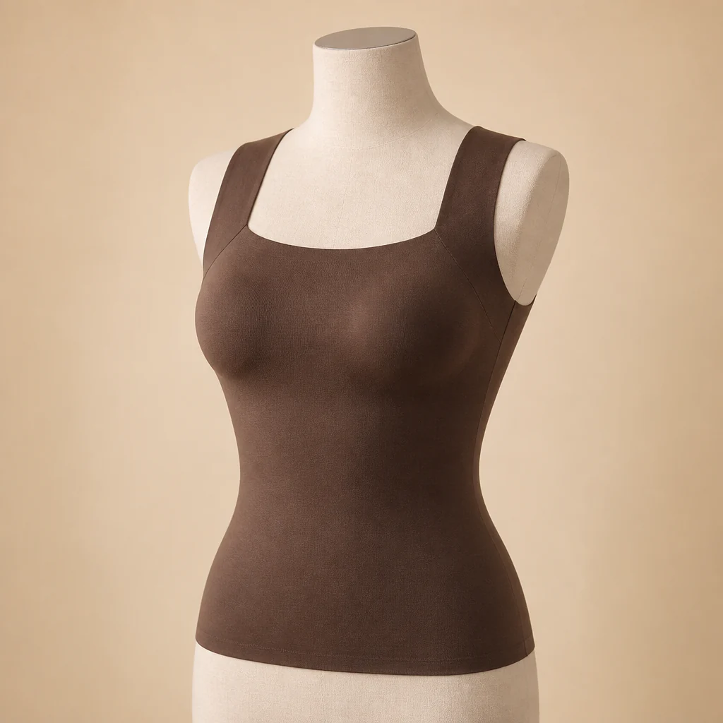 EmberaFit™ – Seamless Sculpting Tank with Built-In Shelf Bra - Image 4