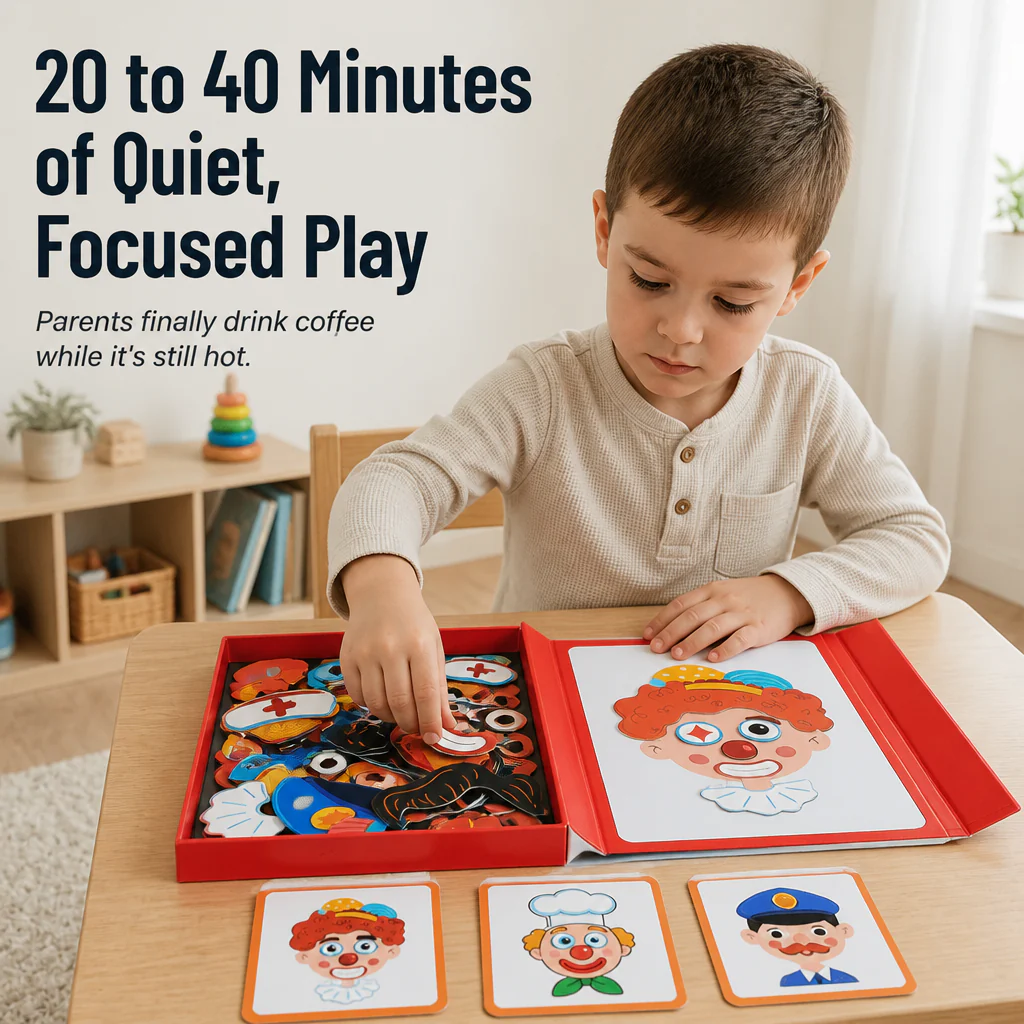 EmotiMate™ — Build Magnetic Faces That Teach Kids Big Feelings Without Screens - Image 3