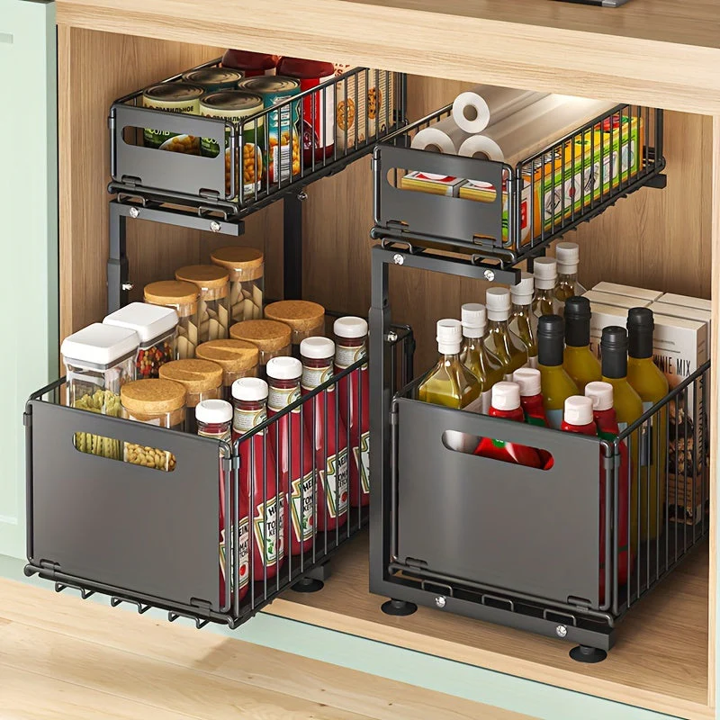 Expandable Kitchen Shelf with 2 Tiers - Image 5
