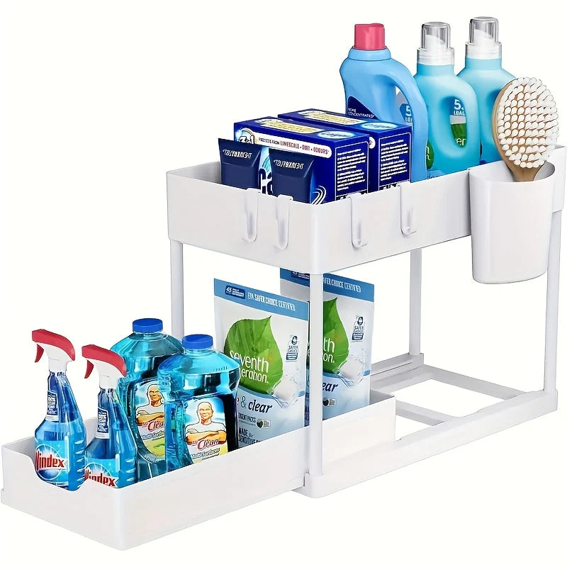 Expandable Under-Sink Cabinet Organizer - Image 13