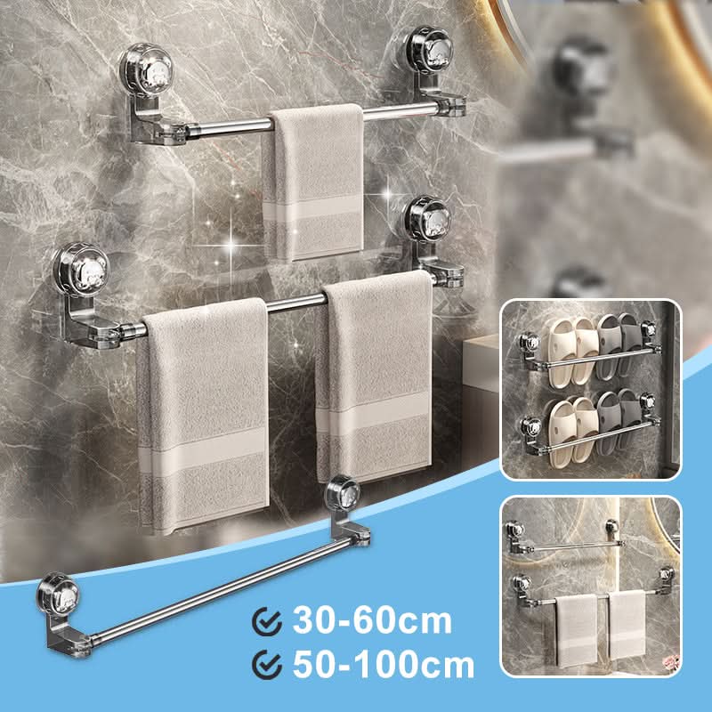 Extendable Towel Rack in Stainless Steel - Image 2