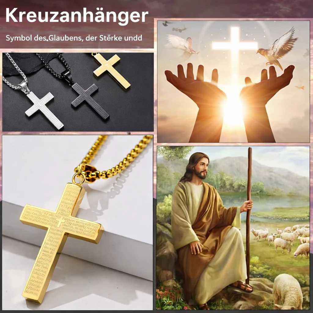 Faith Pendant - Carry Unwavering Courage and Peace Wherever You Go - Image 2