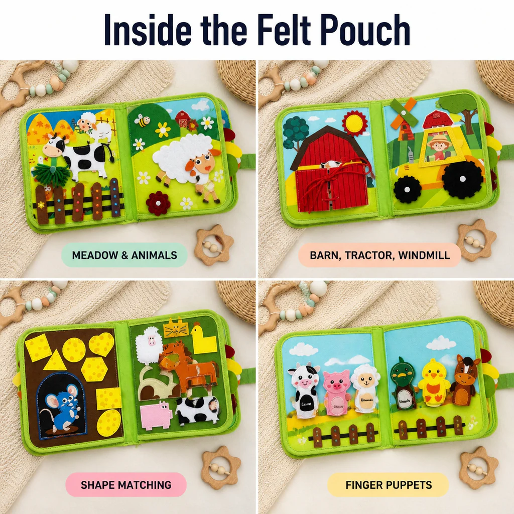 FarmTales™ — Calm Restless Toddlers With Felt Farm Pages They Can't Put Down - Image 7