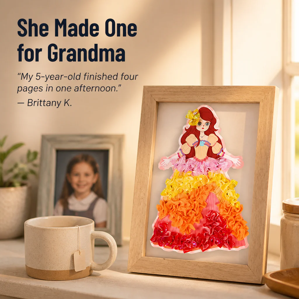 FashionFable™ — Paint, Poke, and Frame the Princess She'll Actually Finish - Image 8