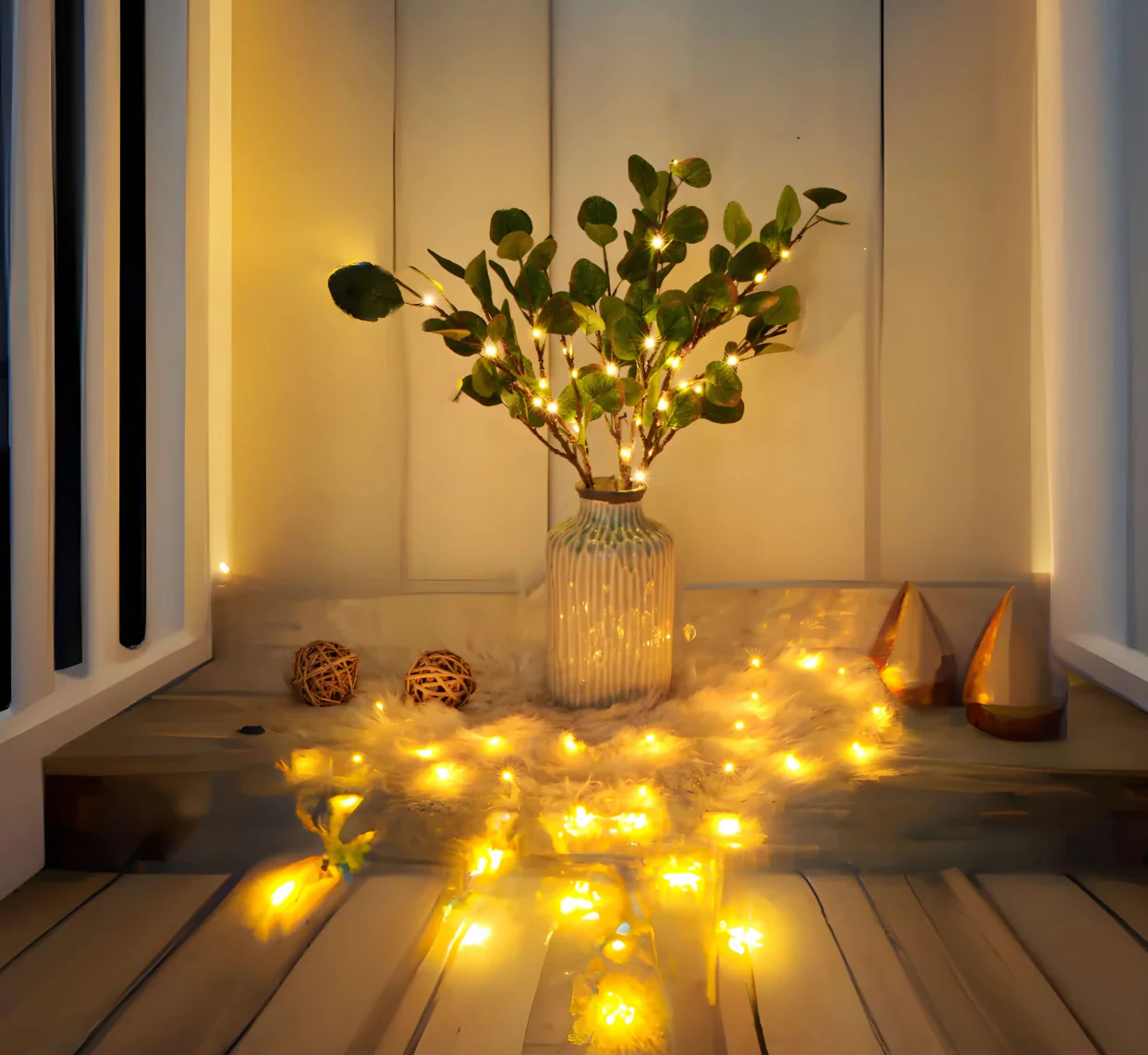 Feenlicht Olive Branch - Enchanting Fairy Lights in Olive Branch Design - Image 3