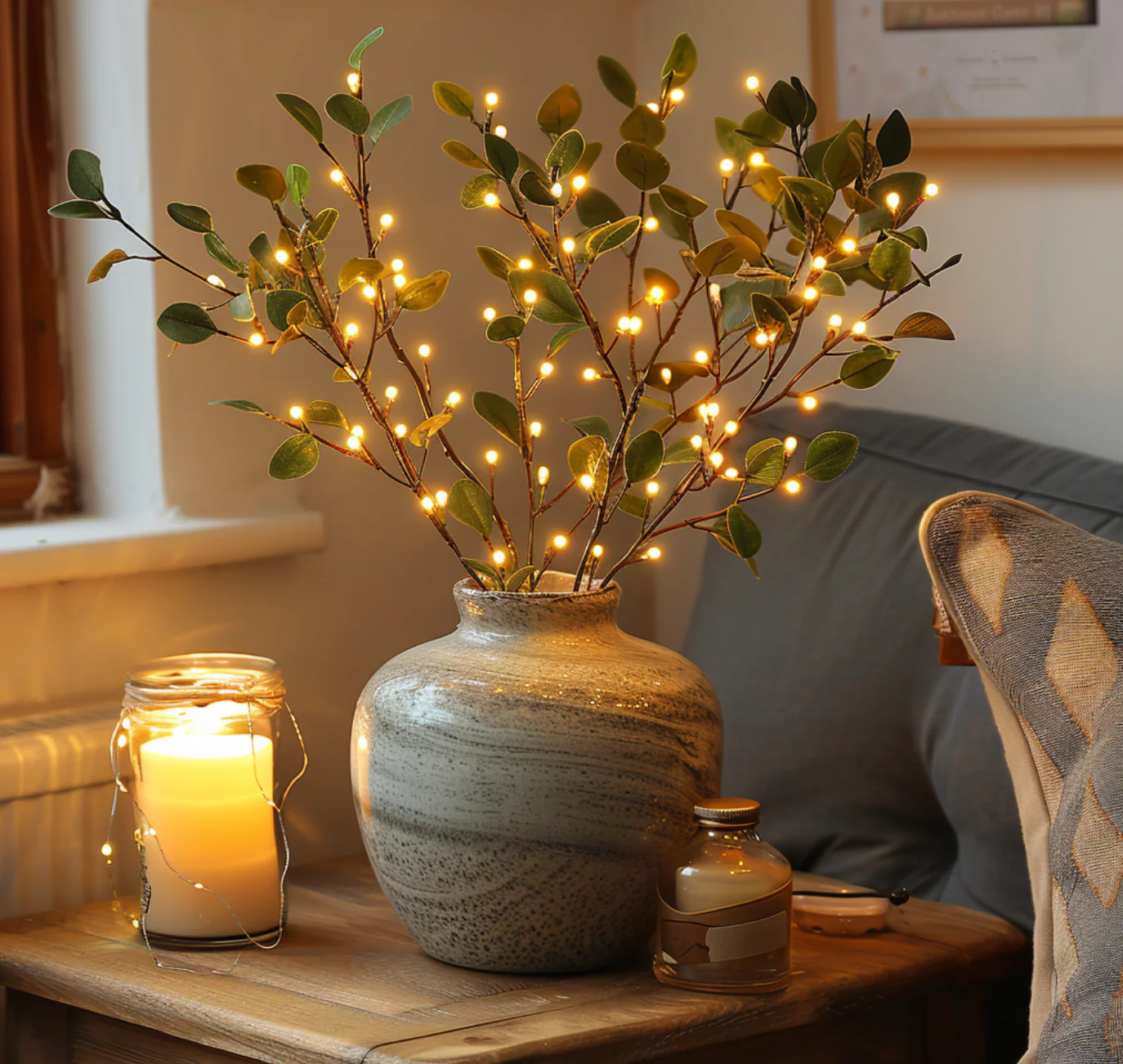 Feenlicht Olive Branch - Enchanting Fairy Lights in Olive Branch Design - Image 5