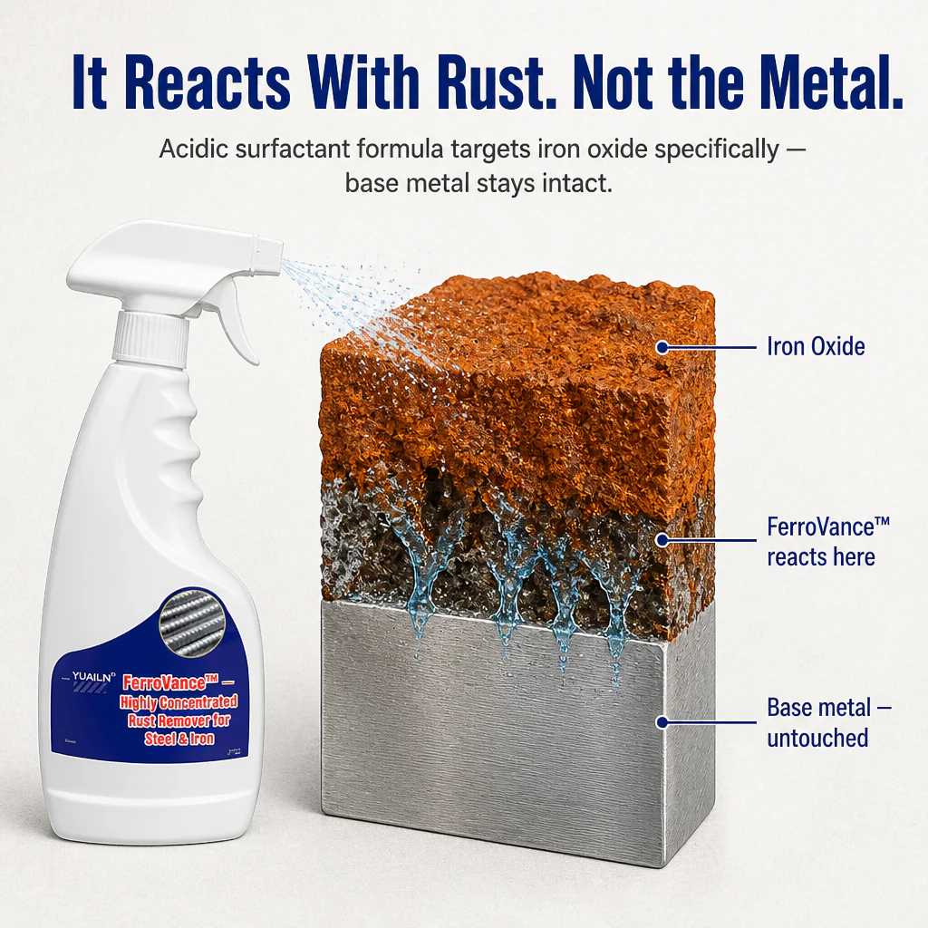 FerroVance™ — Dissolve Heavy Rust in Minutes Without Touching the Metal Underneath - Image 3