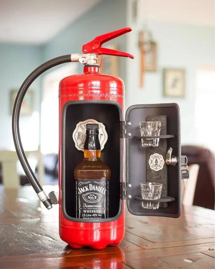 Fire Extinguisher | Concealed Bar Fire Extinguisher | Secret Drink Compartment | FireBar - Image 5