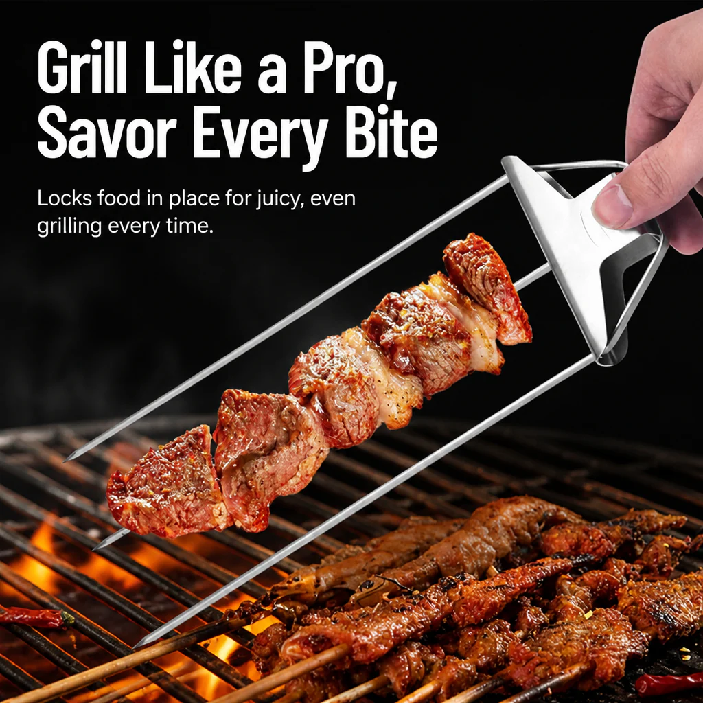 FireSculpt™ Skewers — Grill Like a Pro and Relish Juicy, Perfect Bites Every Time - Image 7