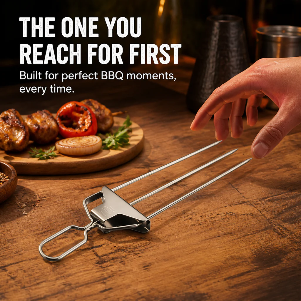 FireSculpt™ Skewers — Grill Like a Pro and Relish Juicy, Perfect Bites Every Time - Image 8