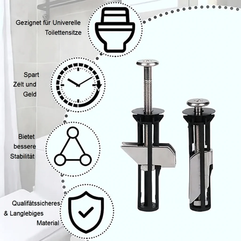 FixoGrip Toilet Seat Stabilizer Kit – No More Wobbly Seats - Image 5