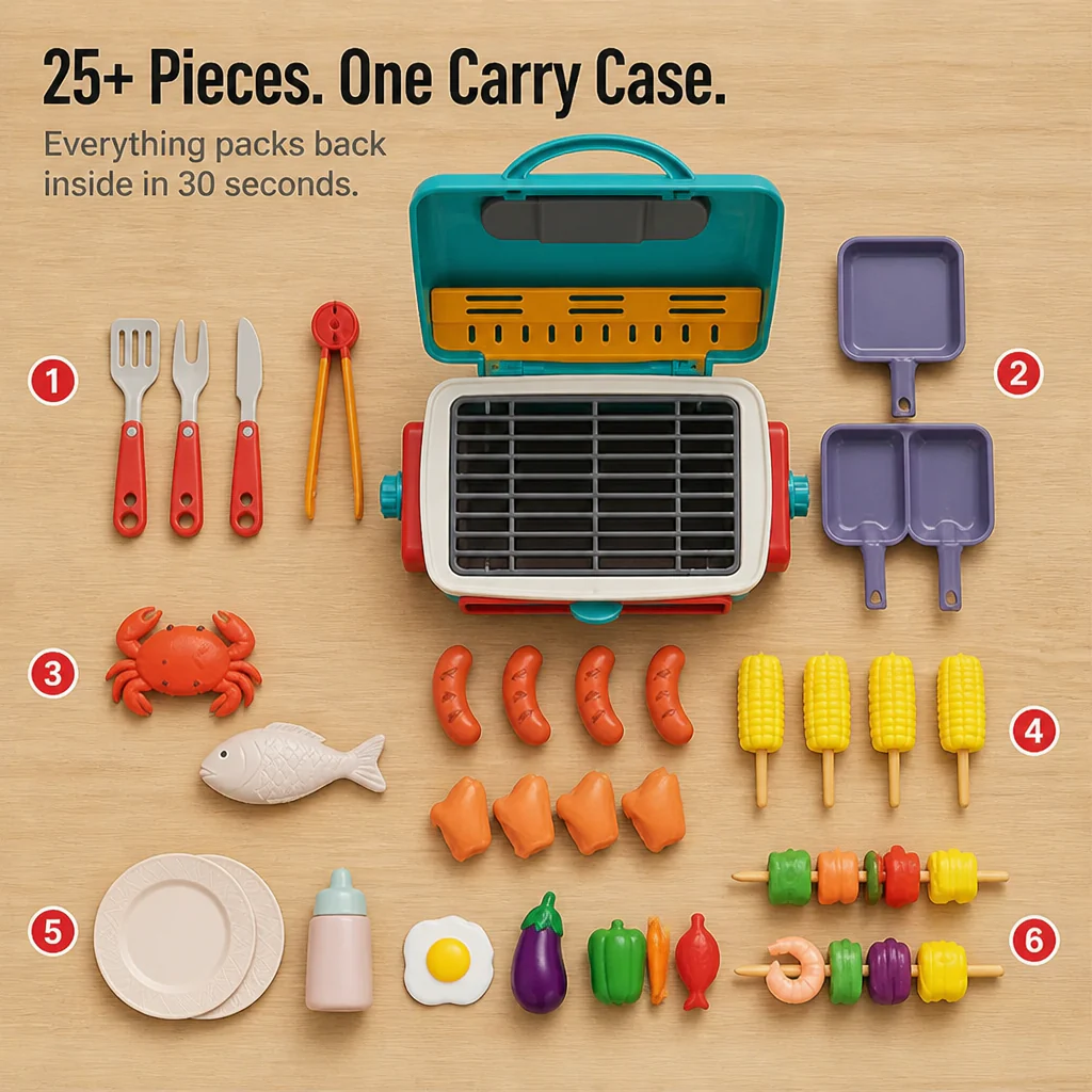 FlameCraft™ — Spark Screen-Free Pretend-Play With Real Smoke and Color-Changing Food - Image 4