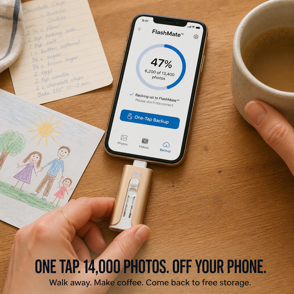 FlashMate™ — Stop Deleting Photos Just to Make Room for New Ones - Image 3