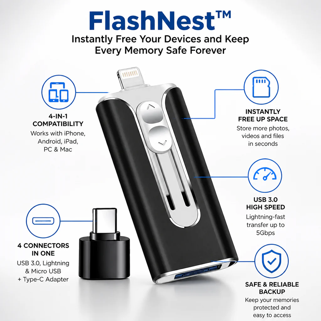 FlashNest™ — Instantly Free Your Devices and Keep Every Memory Safe Forever - Image 7