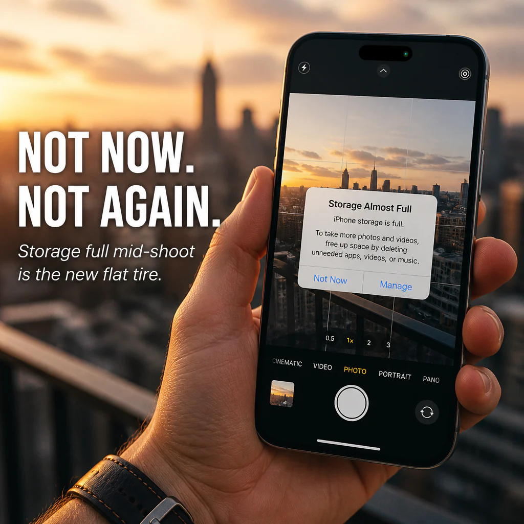 FlashVault™ — Free Your Phone From "Storage Almost Full" Forever | Plug-and-Play 500GB - Image 2