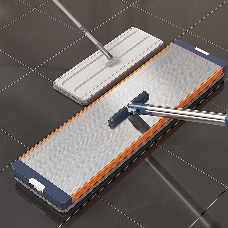 Flat Mop Set with Bucket and Wringing Function - Image 4