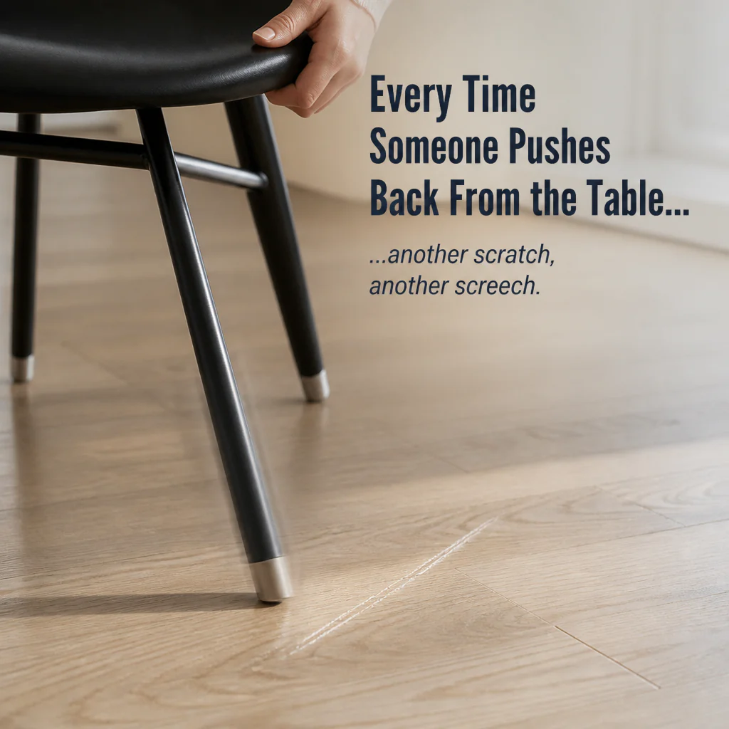 FlexGuard™ — Silence Screeching Chair Legs and Stop Floor Scratches in 60 Seconds | Cut-to-Fit Wrap - Image 2