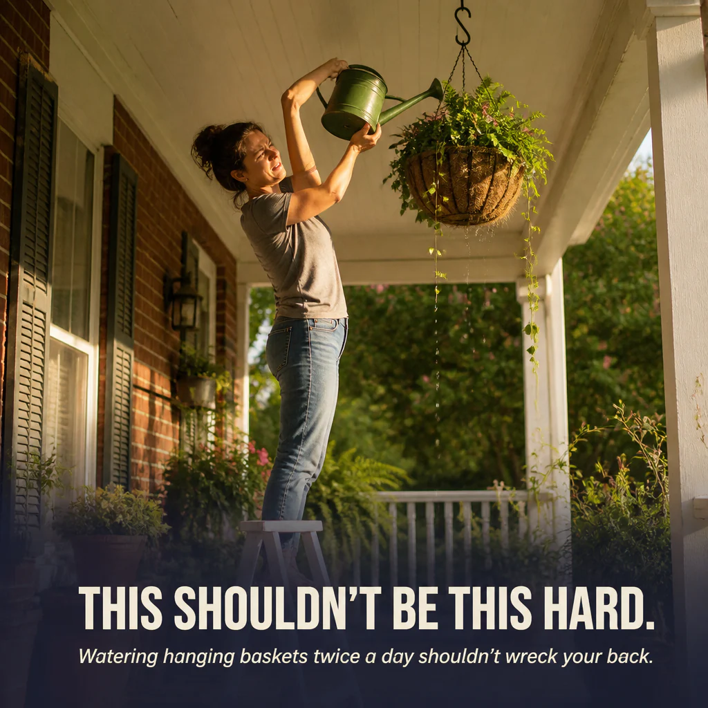 FlexiBloom™ — Lower Hanging Baskets For Easy Watering Without The Ladder - Image 2