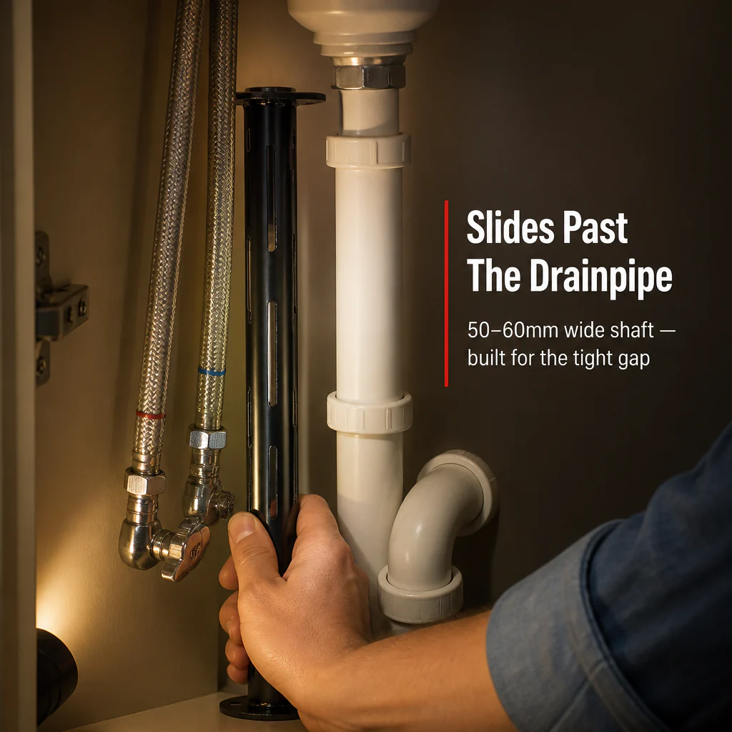 FlexiGrip™ — Install Any Faucet In Cramped Under-Sink Spaces Without Calling A Plumber - Image 4