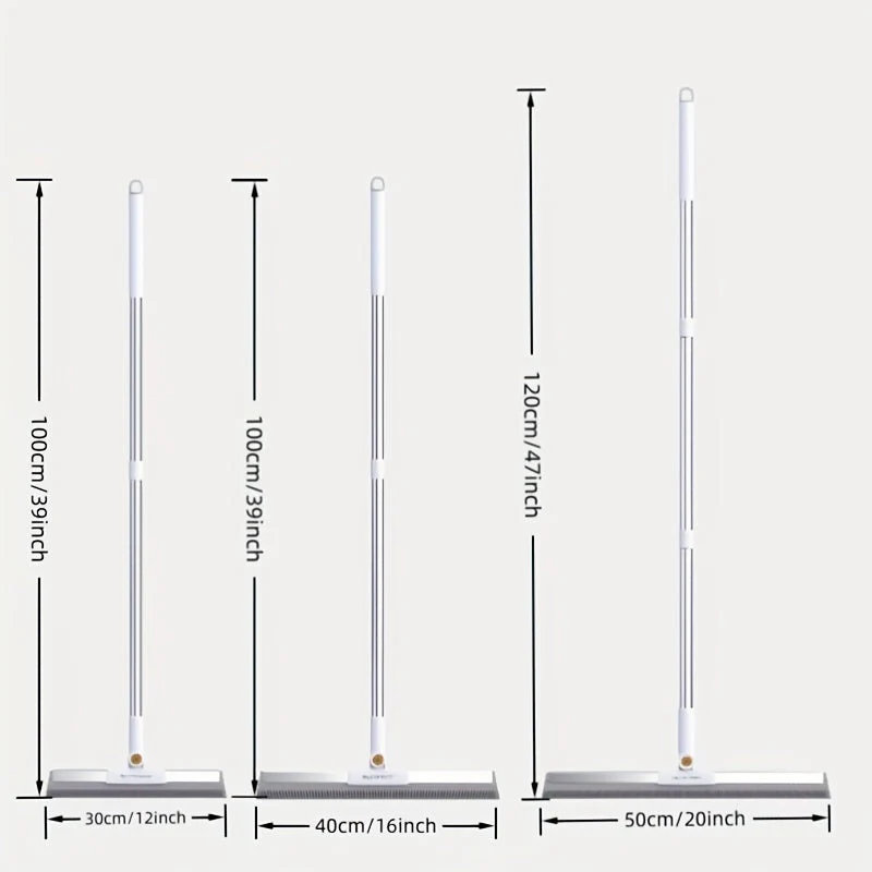 Floor Mop with Rubber Lip and TPE Bristles - Image 12