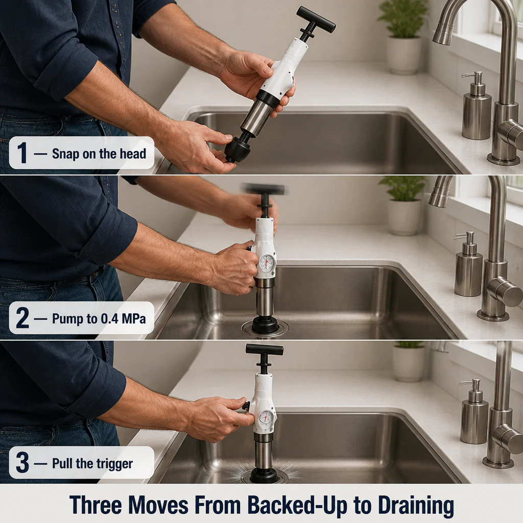 FlowForce™ — Blast Out Stubborn Clogs in Seconds Without a Plumber - Image 5