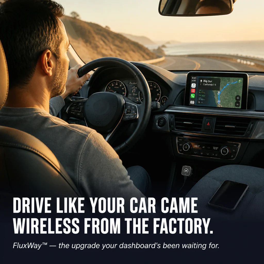 FluxWay™ — Cut the Cable and Auto-Connect Wireless CarPlay & Android Auto - Image 8