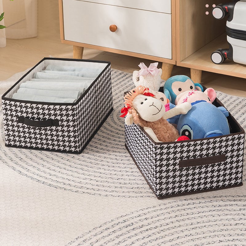Foldable Denim Closet Organizer for Wardrobe Storage - Image 10