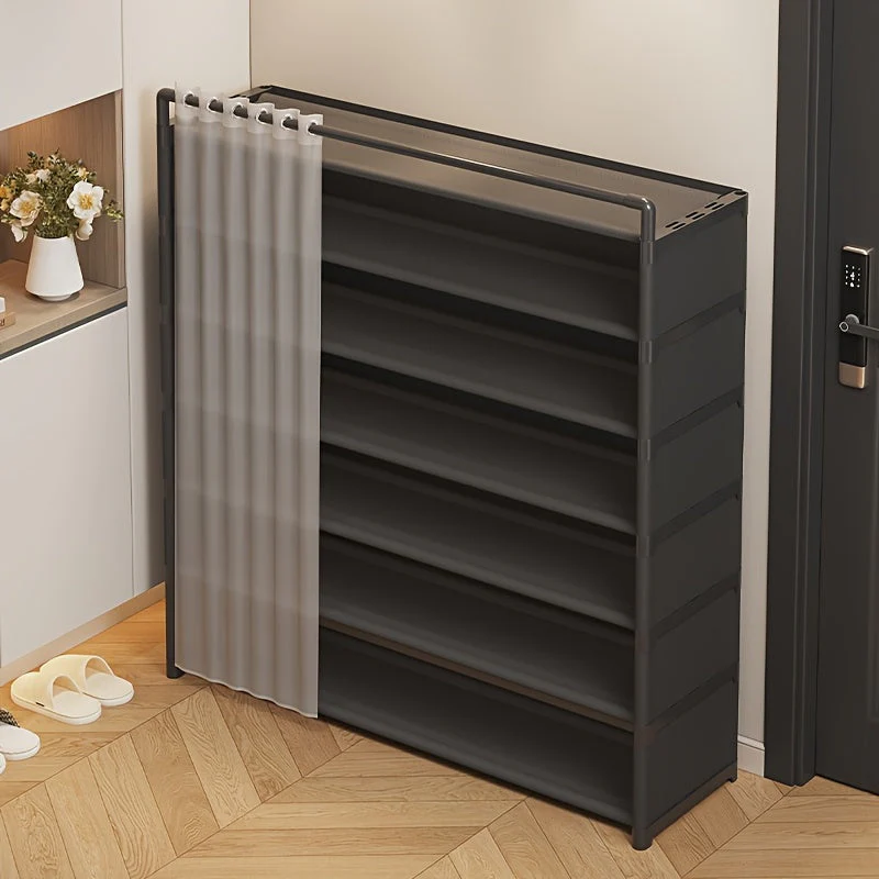Foldable Shoe Rack with Dust Protection - 4 to 7 Tiers - Image 8