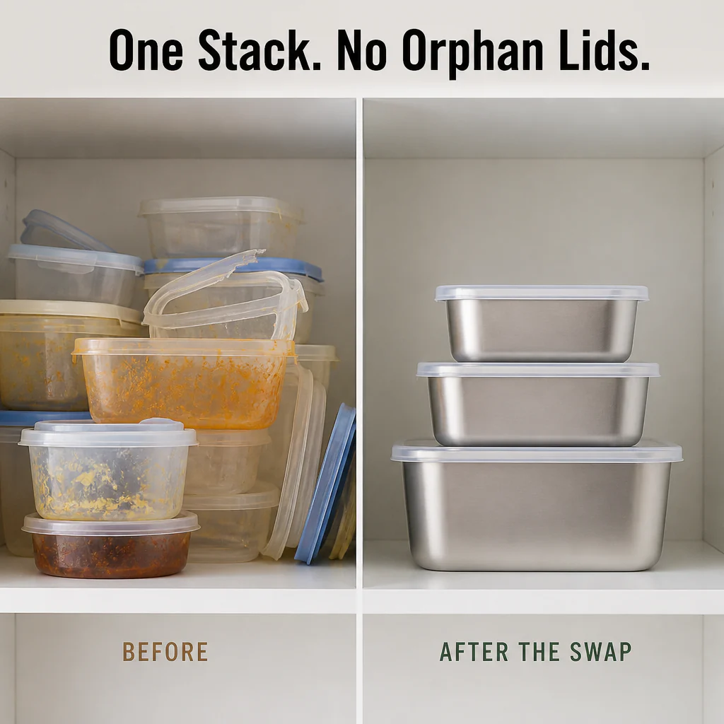 FreshLock™ — Ditch the Plastic Tupperware Drawer for Steel That Lasts - Image 2