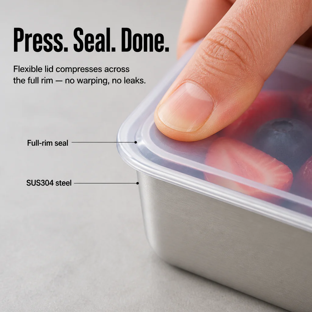 FreshLock™ — Ditch the Plastic Tupperware Drawer for Steel That Lasts - Image 3