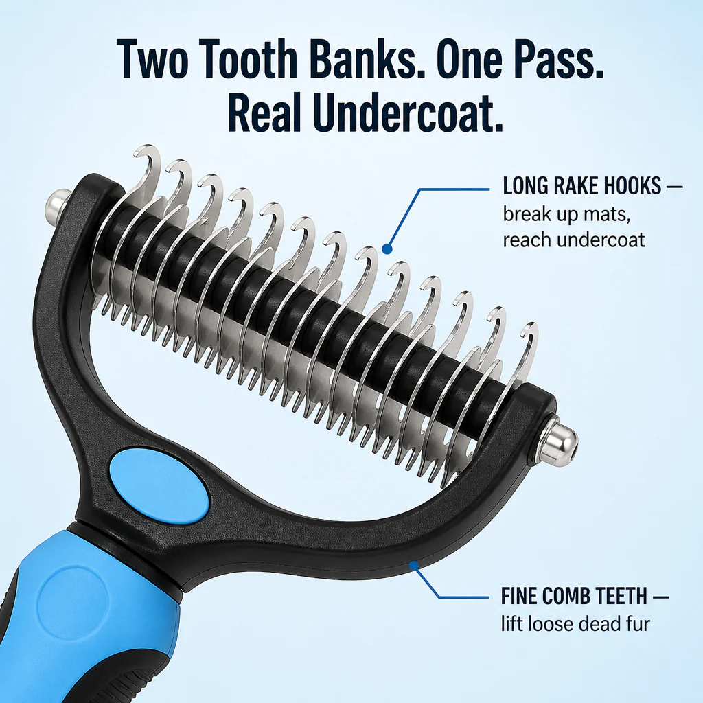 FurEase™ — Pull A Small Dog's Worth Of Undercoat Without The Yelp - Image 3