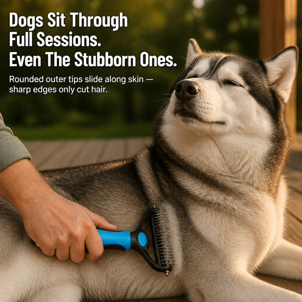 FurEase™ — Pull A Small Dog's Worth Of Undercoat Without The Yelp - Image 5