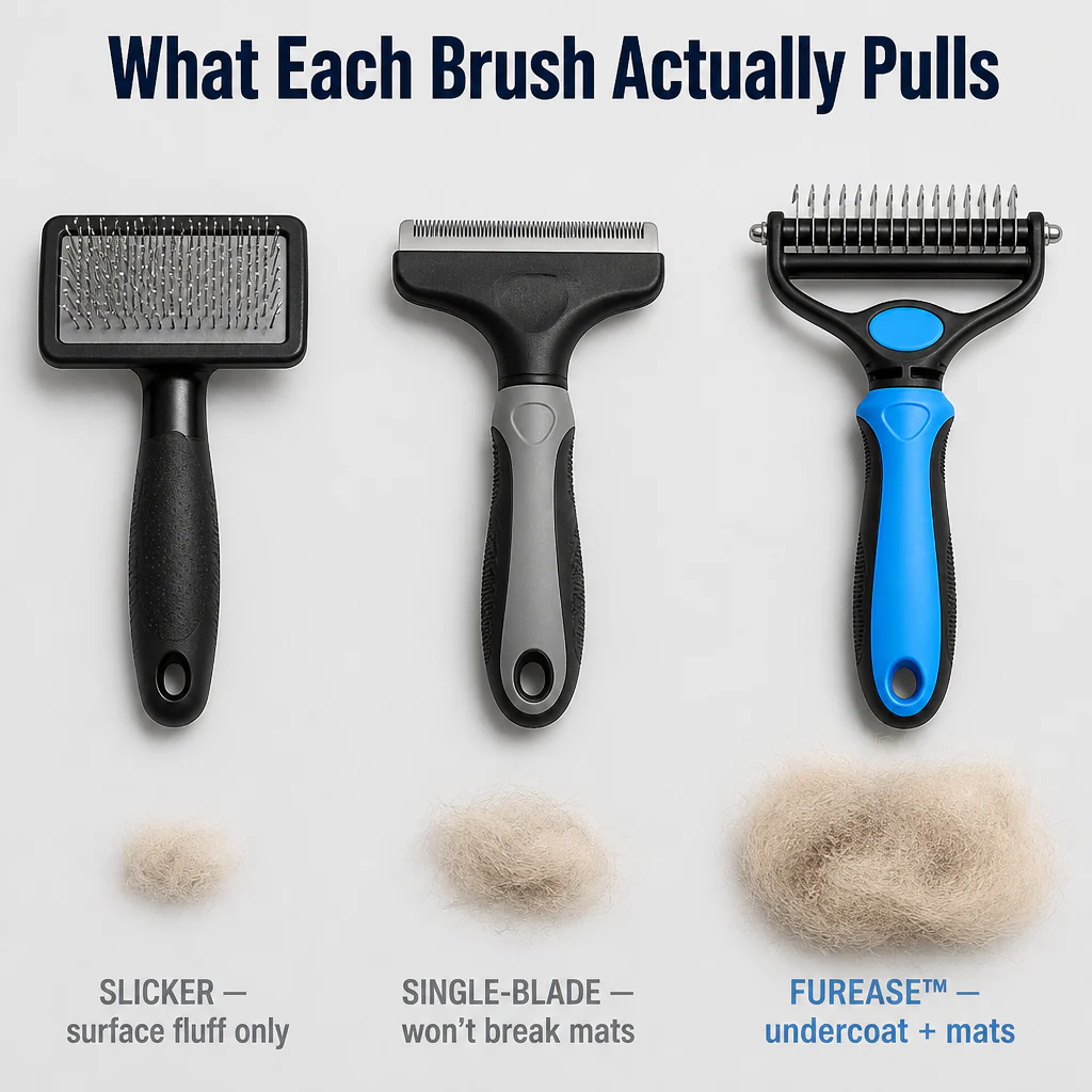 FurEase™ — Pull A Small Dog's Worth Of Undercoat Without The Yelp - Image 6