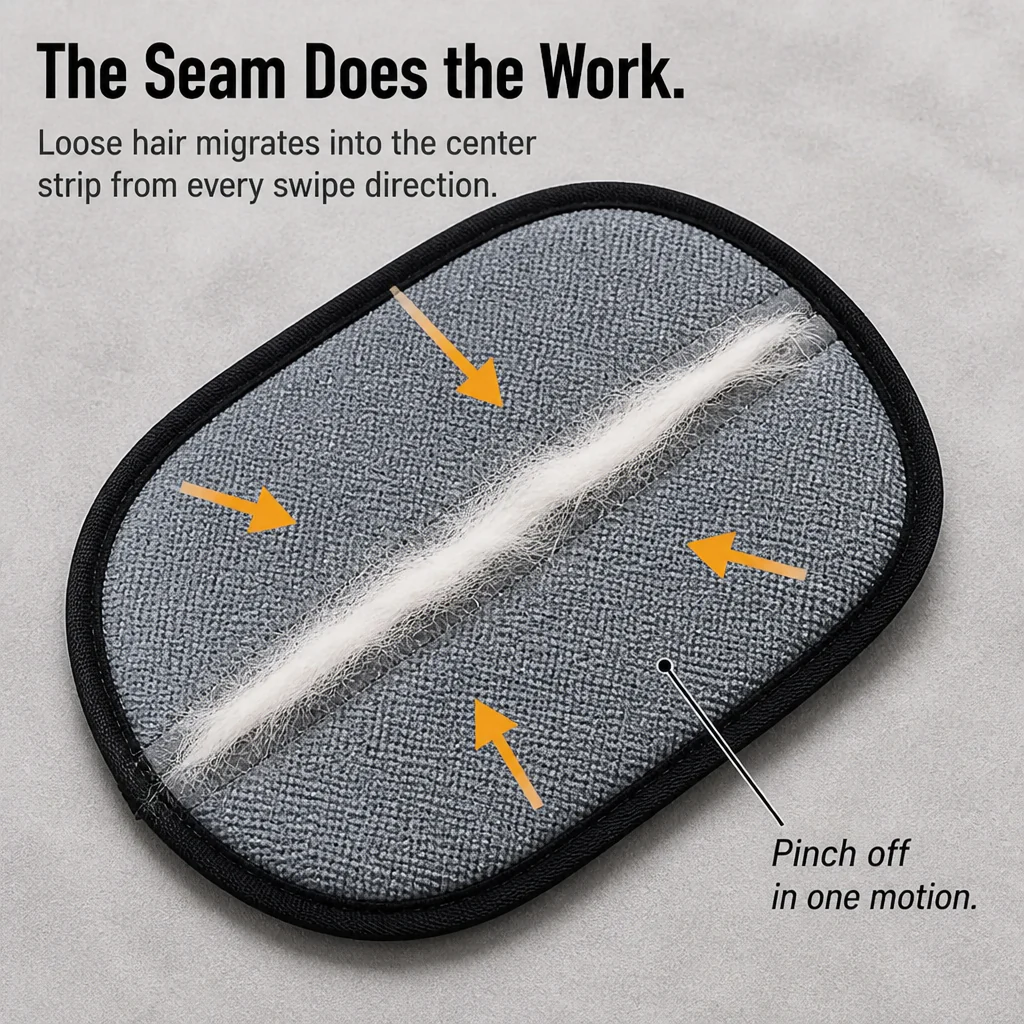 FurEase™ — Swipe Pet Hair Into One Strip You Can Pinch Off - Image 3
