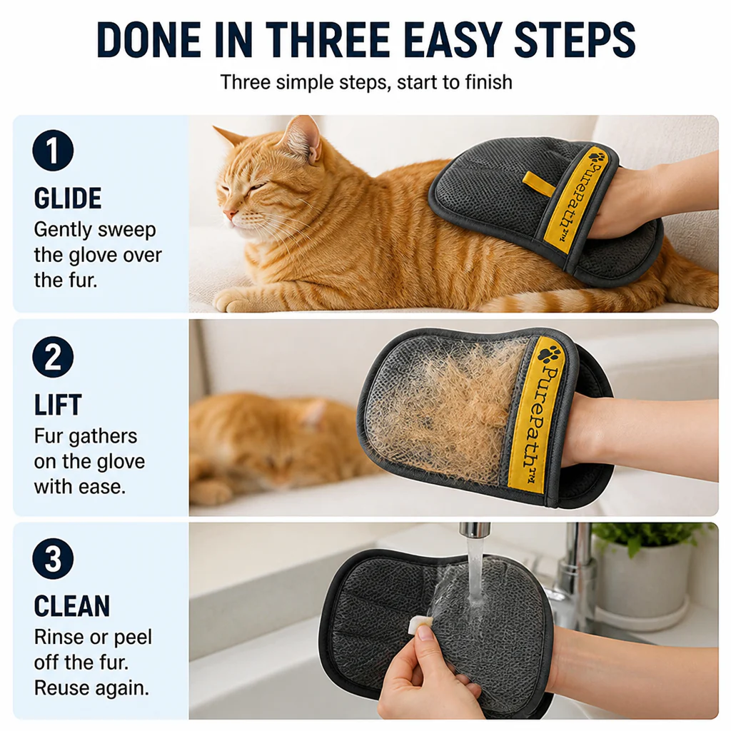 FurEase™ Glove — Swipe Away Pet Hair Instantly for a Fur-Free Life You’ll Love - Image 5
