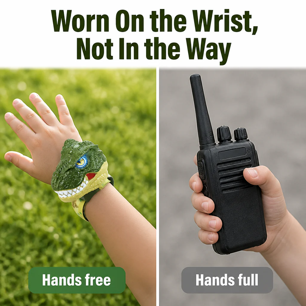 GlideComm™ — Strap On a Dino & Talk Hands-Free Across the Yard | 2-Pack - Image 2