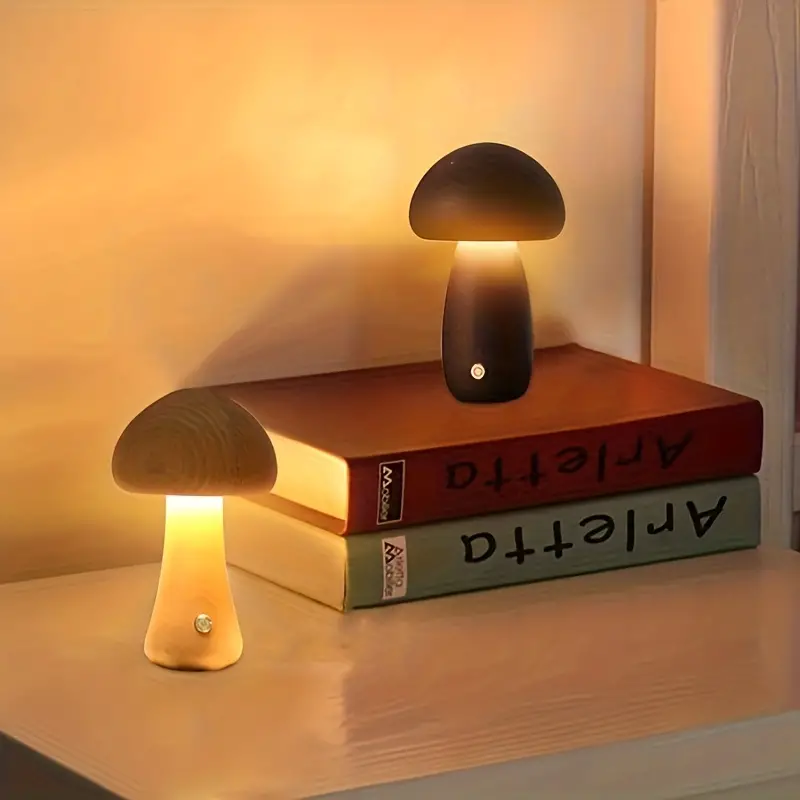 GloedGilde - Elegant Table Lamp in Mushroom Style - Image 8