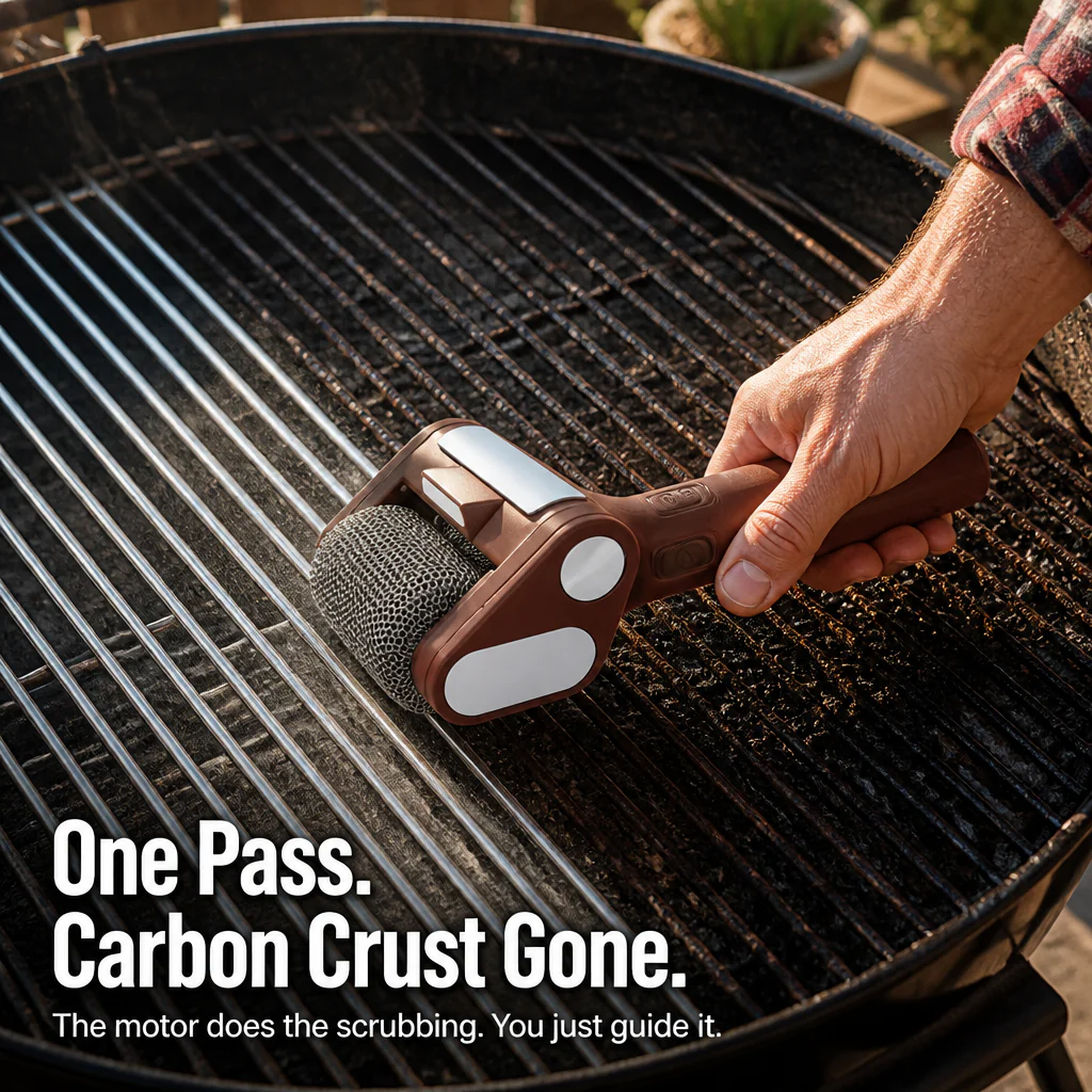 GrillGleam™ — Scrape Off Burnt-On Grease in Seconds Without a Single Loose Bristle - Image 4