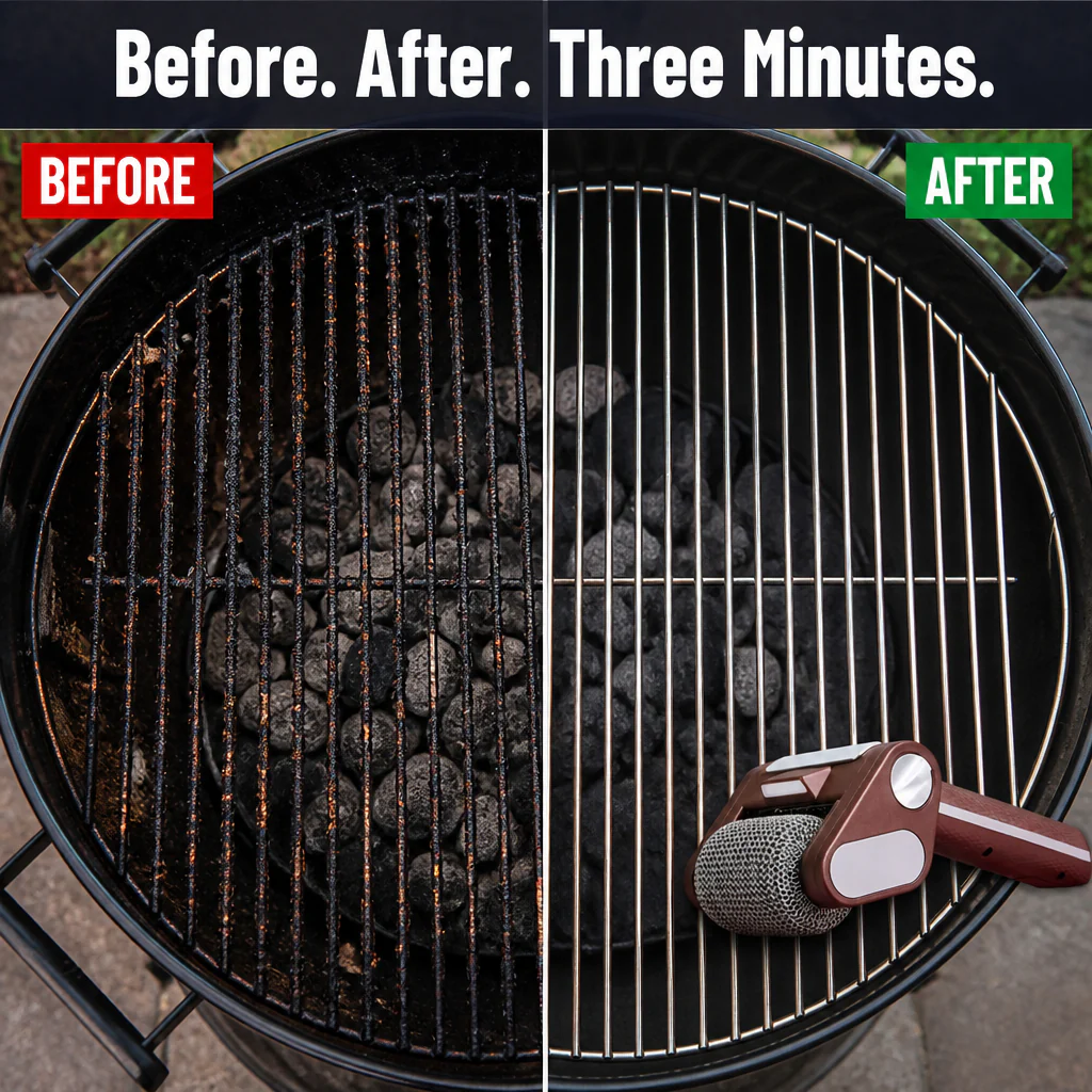 GrillGleam™ — Scrape Off Burnt-On Grease in Seconds Without a Single Loose Bristle - Image 5