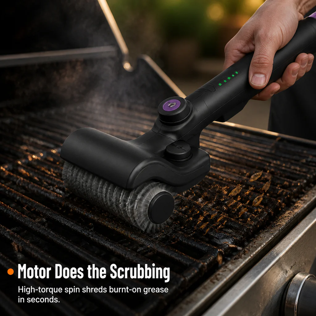 GrillSpark™ — Strip Caked-On Grill Grease in Minutes Without a Wire Brush - Image 3