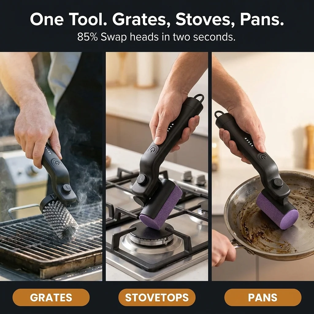 GrillSpark™ — Strip Caked-On Grill Grease in Minutes Without a Wire Brush - Image 6