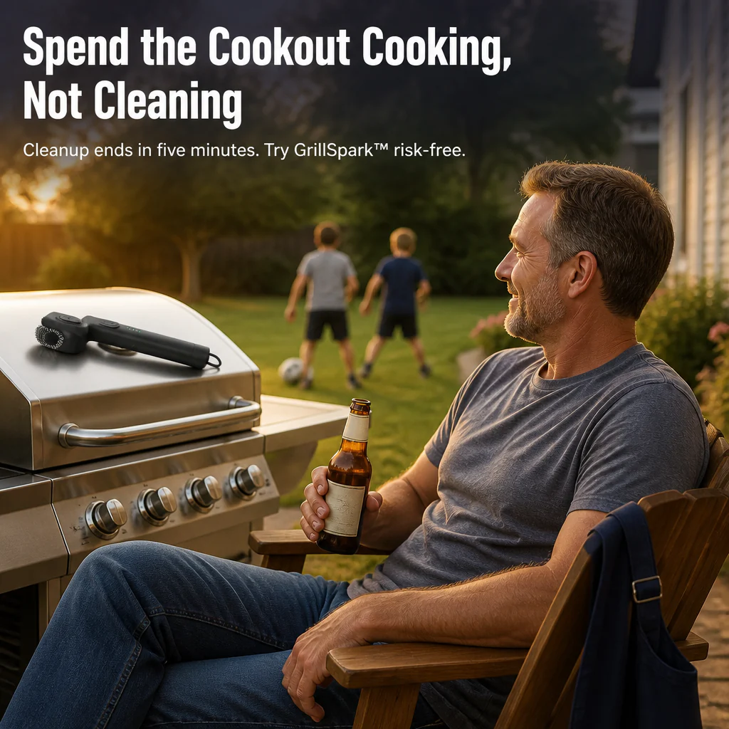 GrillSpark™ — Strip Caked-On Grill Grease in Minutes Without a Wire Brush - Image 8