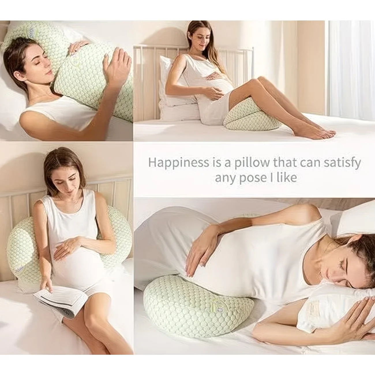H-Shaped Pregnancy and Nursing Pillow for Comfort - Image 6