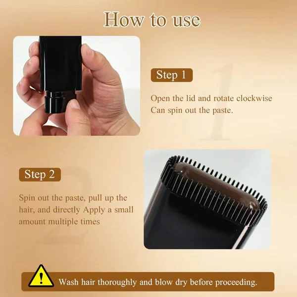Hair Color Refresh Stick with Comb Applicator - Image 3
