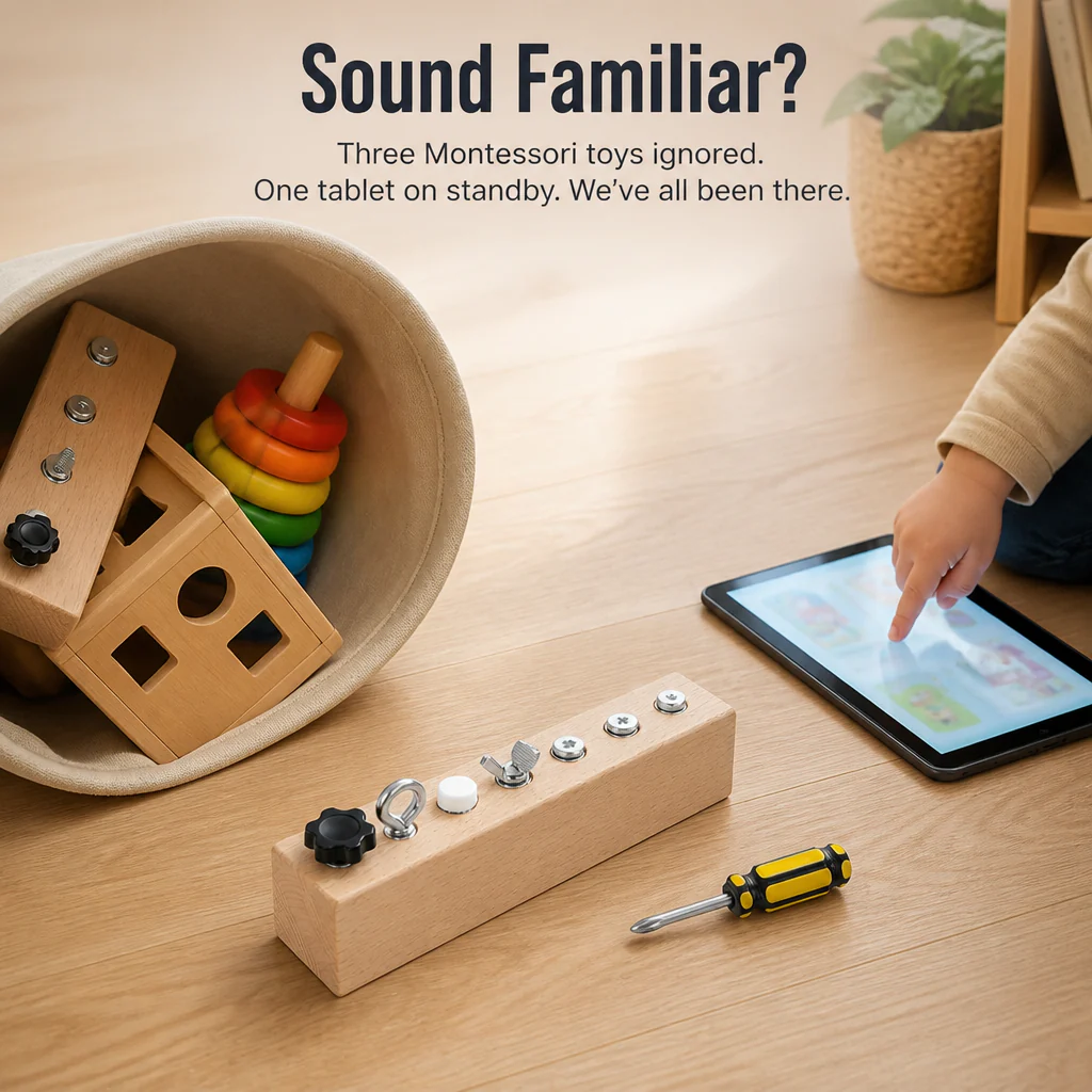 HandiNest™ — Hand Your Curious Toddler Real Tools, Real Screws, Real Focus - Image 2