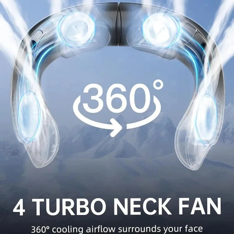 Hands-Free 360° Neck Fan - Cool Breeze Technology - Image 2